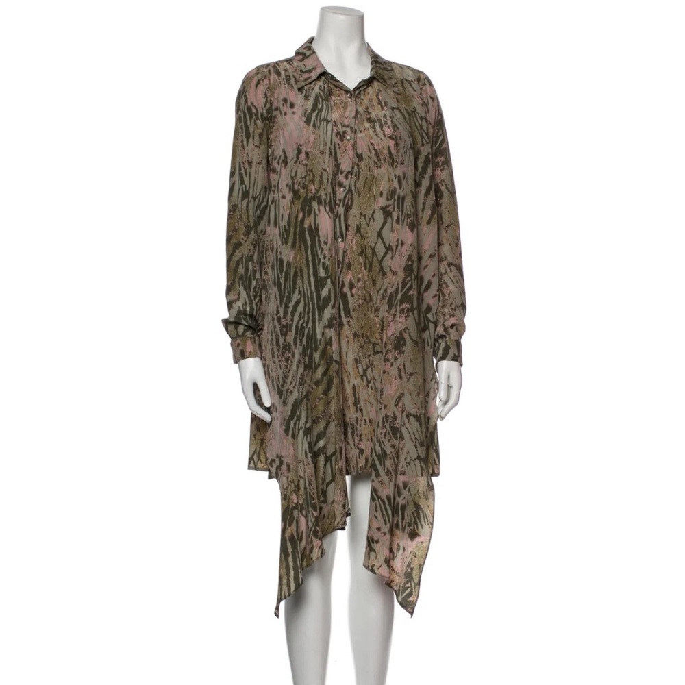 Nicholas K Printed midi length dress